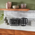 KITCHENAID - 4 Slice Toaster - Matte Black - 5KMT4109BBM - Kitchenary