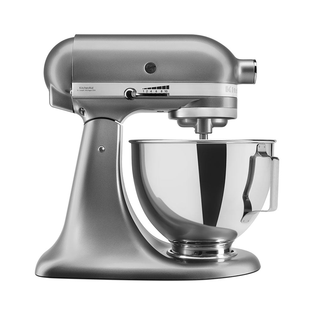 KITCHENAID - 4.3L Tilt-Head Stand Mixer - Contour Silver - 5KSM95PSBCU - Kitchenary