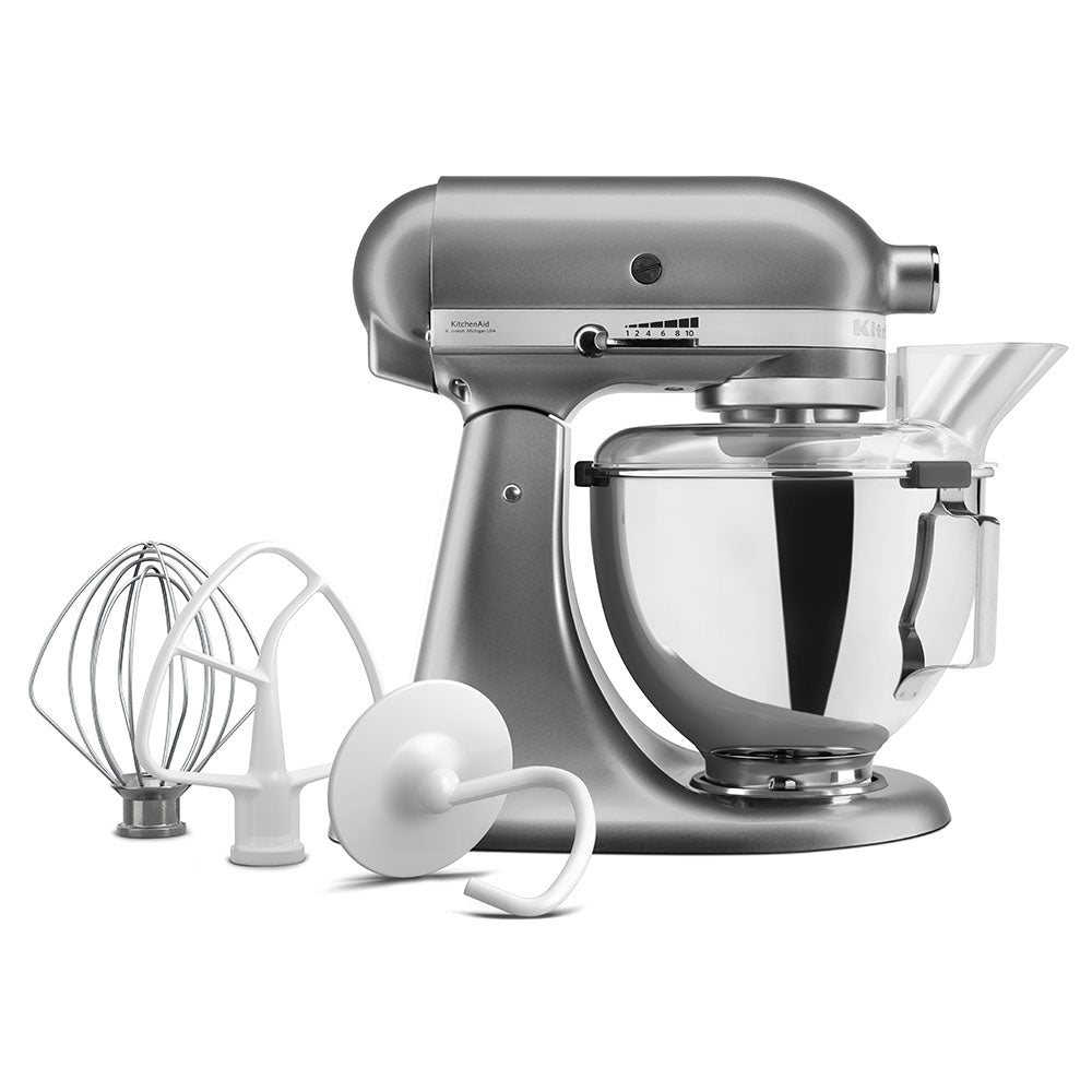 KITCHENAID - 4.3L Tilt-Head Stand Mixer - Contour Silver - 5KSM95PSBCU - Kitchenary
