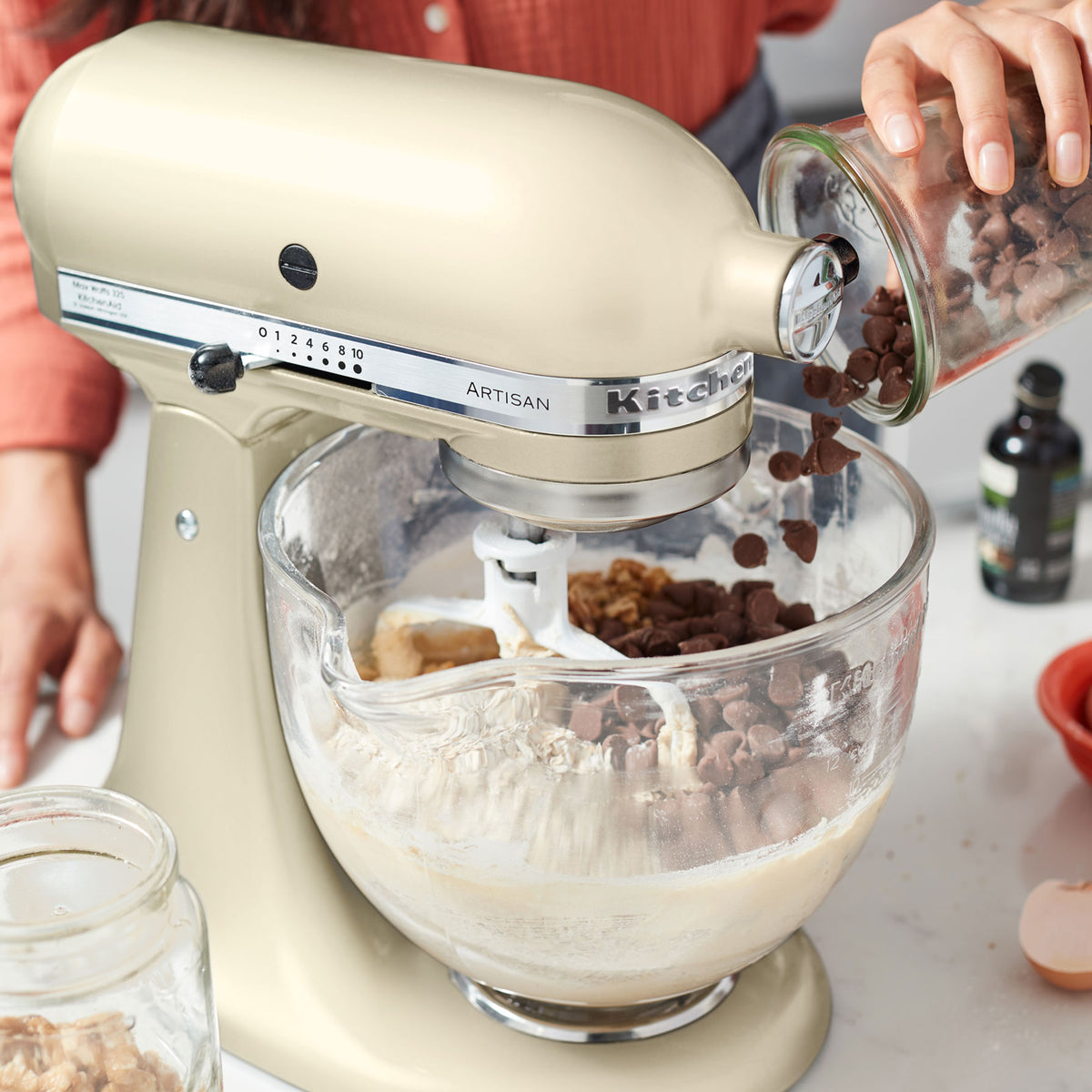 KITCHENAID - 4.7L Artisan Stand Mixer - Almond Cream - 5KSM125BAC - Kitchenary