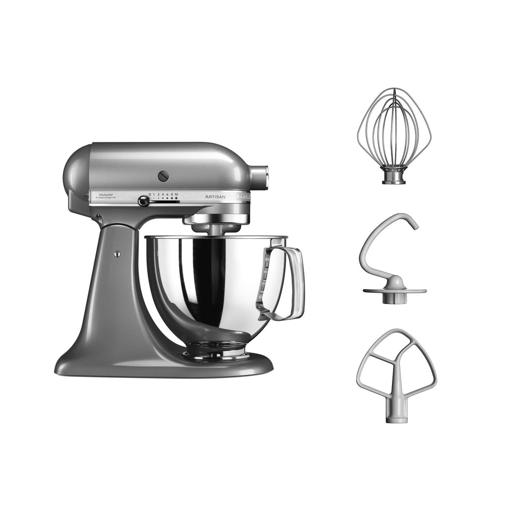 KITCHENAID - 4.7L Artisan Stand Mixer - Contour Silver - 5KSM125BCU - Kitchenary
