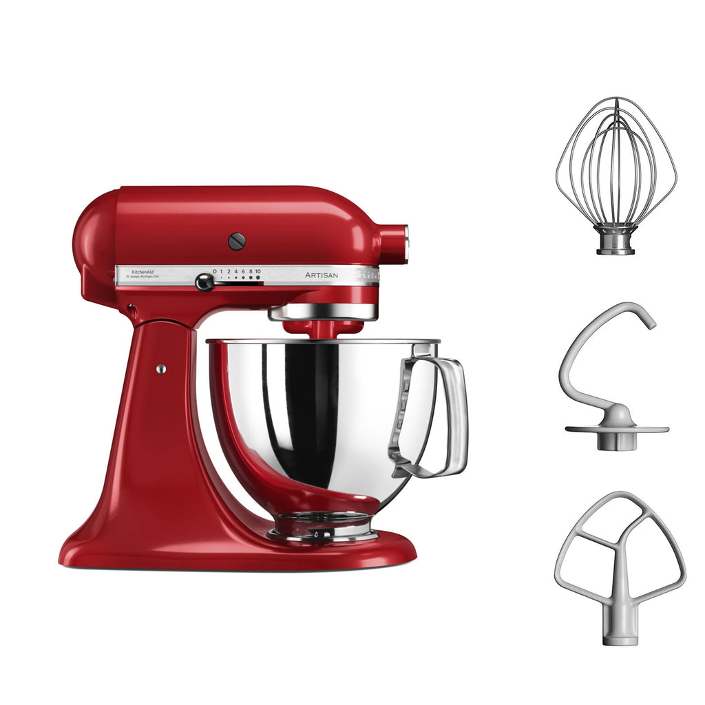 KITCHENAID - 4.7L Artisan Stand Mixer - Empire Red - 5KSM125BER - Kitchenary