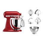 KITCHENAID - 4.7L Artisan Stand Mixer with Accessories - Empire Red - 5KSM175PSBER - Kitchenary