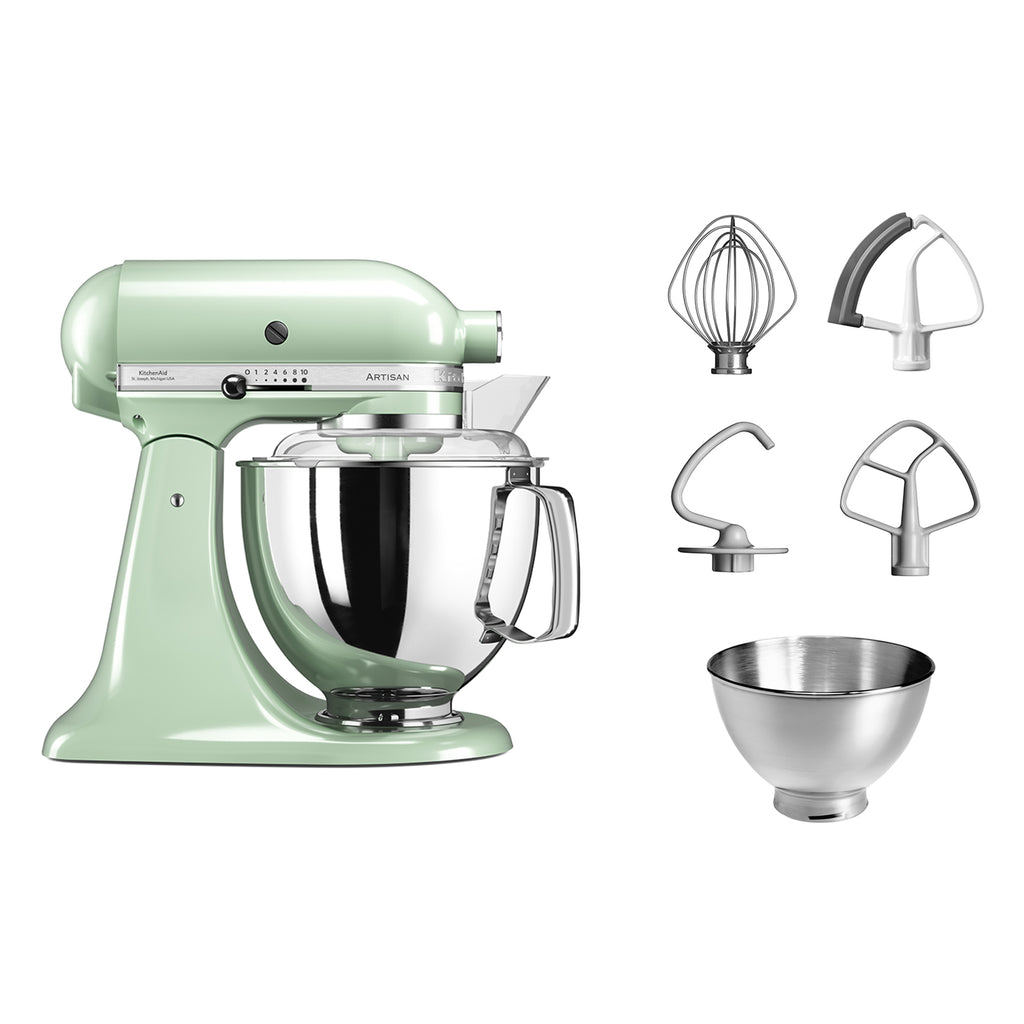 KITCHENAID - 4.7L Artisan Stand Mixer with Accessories - Pistachio - 5KSM175PSBPT - Kitchenary