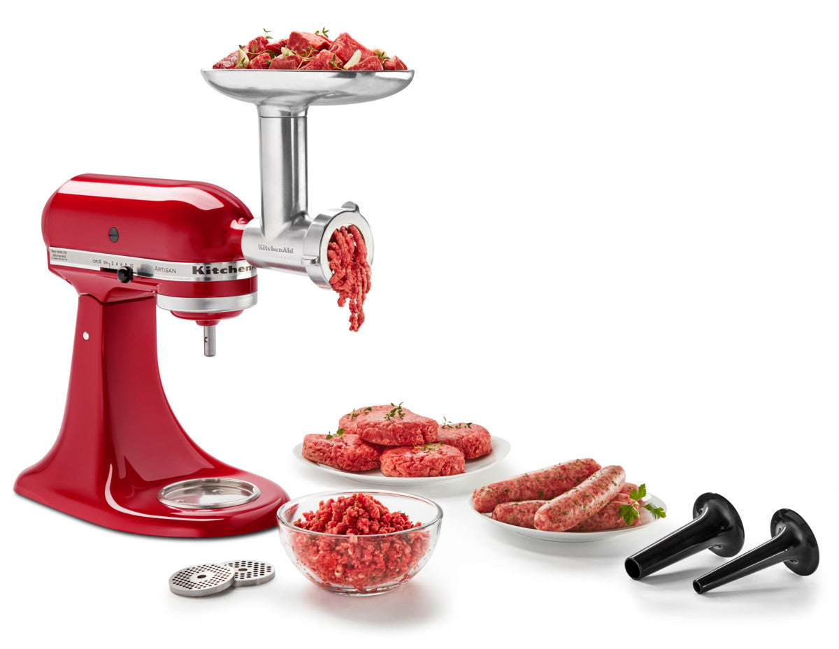 KITCHENAID - Meat Grinder and Sausage Stuffer Set - 5KSMMGA - Kitchenary