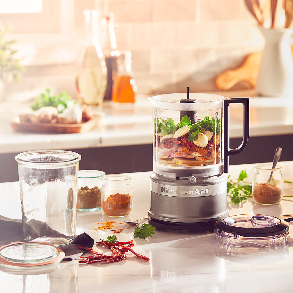 KITCHENAID - Mini Food Chopper - Contour Silver  - 5KFC3516BCU - Kitchenary