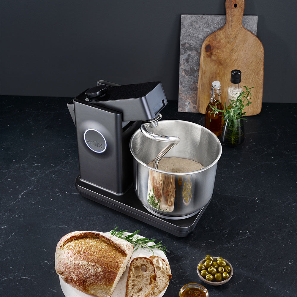 WILFA KM2BS-T70 ProBaker Timer Stand Mixer - Black