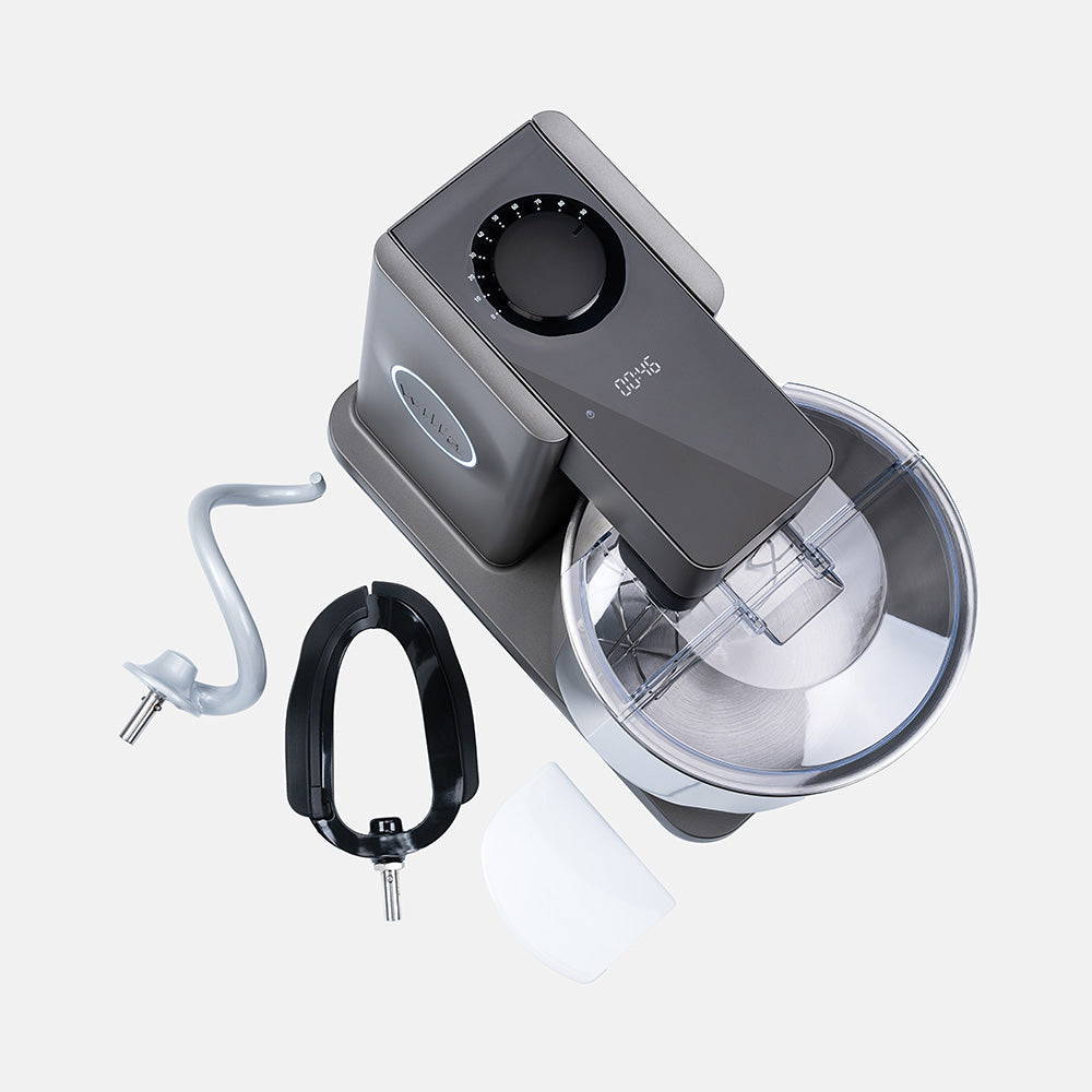 WILFA KM2GY-T70 ProBaker Timer Stand Mixer - Grey