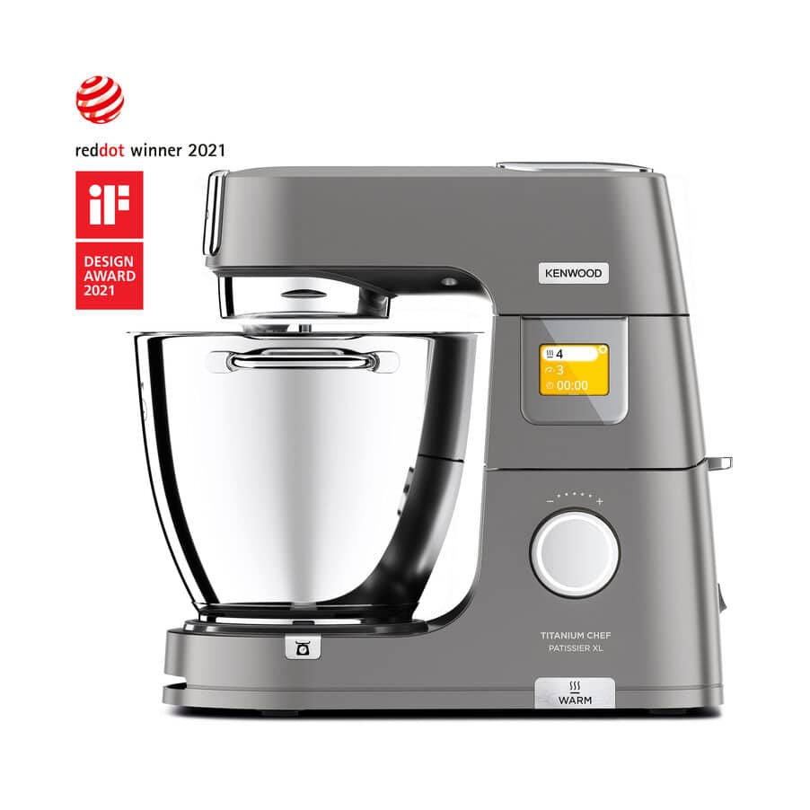 KENWOOD - Titanium Chef Patissier XL Stand Mixer - Silver - Kitchenary