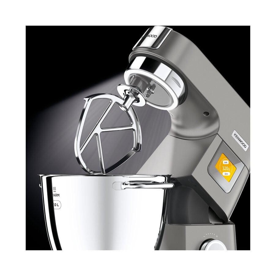 KENWOOD - Titanium Chef Patissier XL Stand Mixer - Silver - Kitchenary