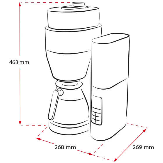 MELITTA - AromaFresh II Pro Grind and Brew - Black - 6776786 - Kitchenary