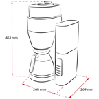MELITTA - AromaFresh II Pro Grind and Brew - Black - 6776786 - Kitchenary