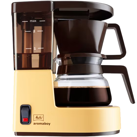MELITTA - Aromaboy Filter Coffee Machine - Beige and Brown - 6707231 - Kitchenary