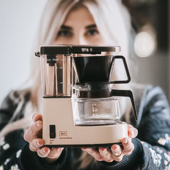 MELITTA - Aromaboy Filter Coffee Machine - Beige and Brown - 6707231 - Kitchenary
