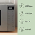 PANASONIC - 20L 1000W Combination Microwave Oven - Silver - NN-GT23QMBPQ - Kitchenary