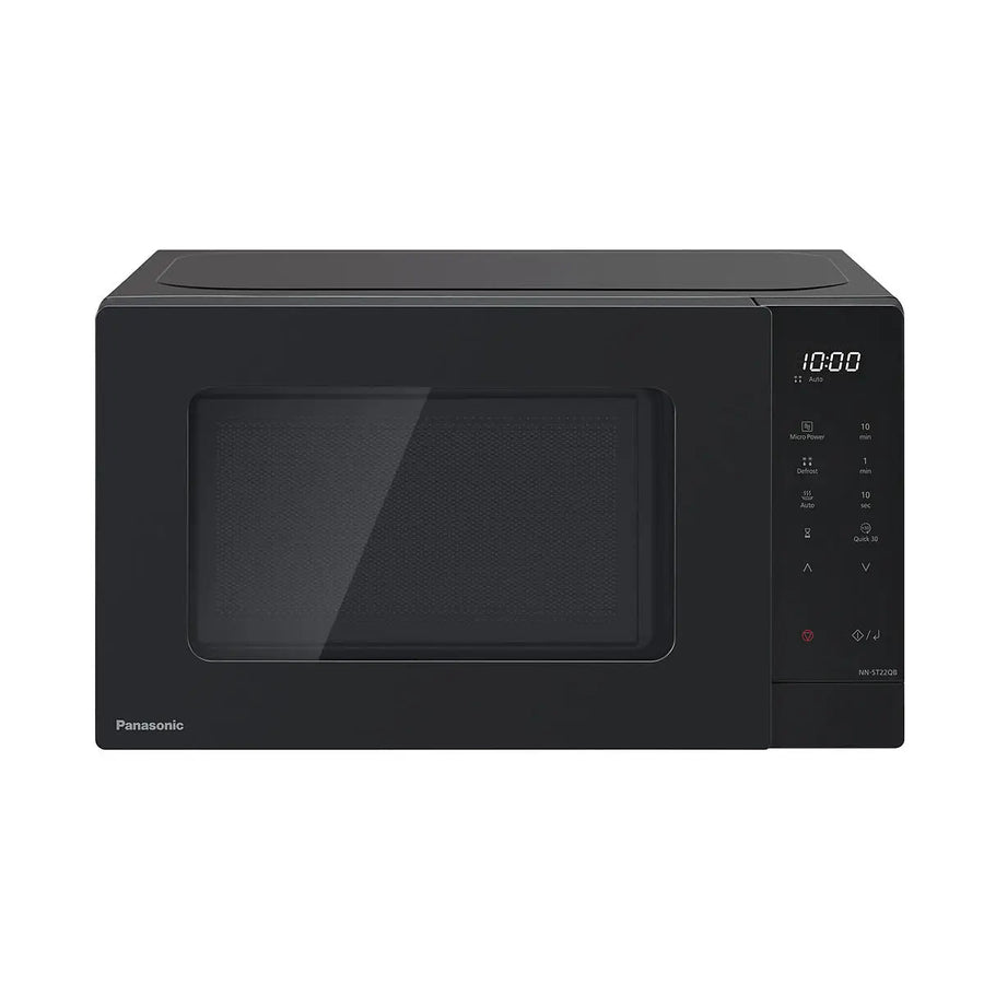PANASONIC - 20L 800W Compact Microwave Oven Black - NN-ST22QMBPQ - Kitchenary