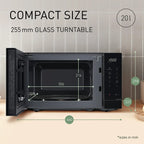 PANASONIC - 20L 800W Compact Microwave Oven Black - NN-ST22QMBPQ - Kitchenary