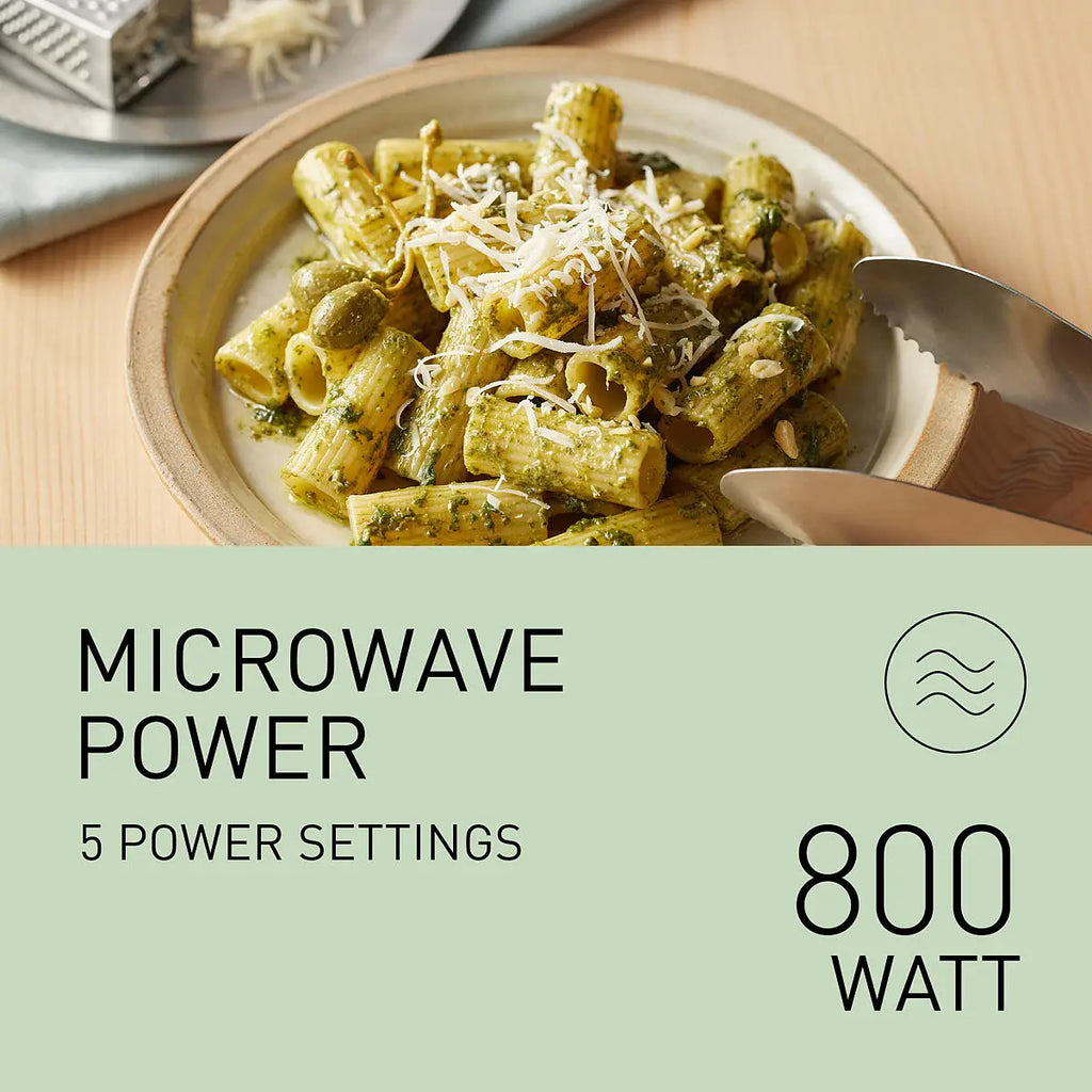 PANASONIC - 20L 800W Compact Microwave Oven Black - NN-ST22QMBPQ - Kitchenary