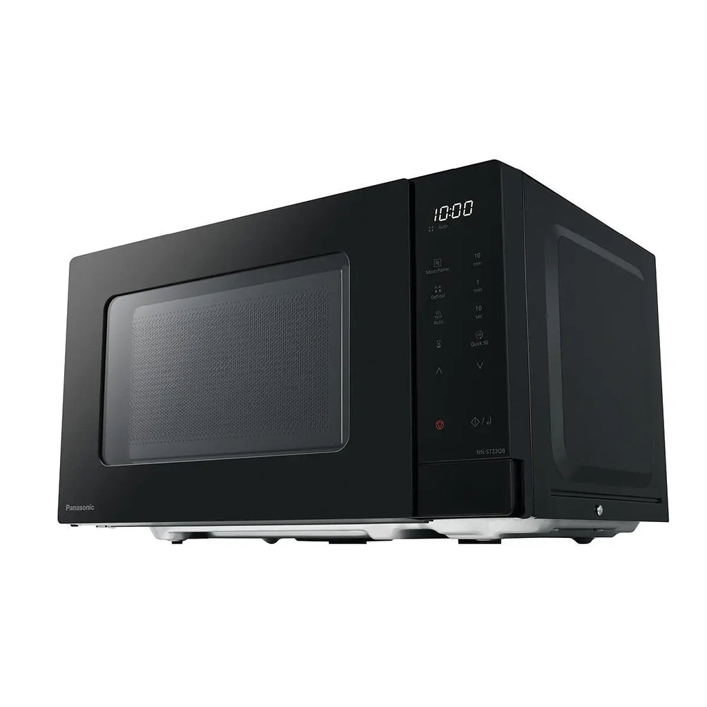 PANASONIC - 20L 800W Compact Microwave Oven Black - NN-ST22QMBPQ - Kitchenary