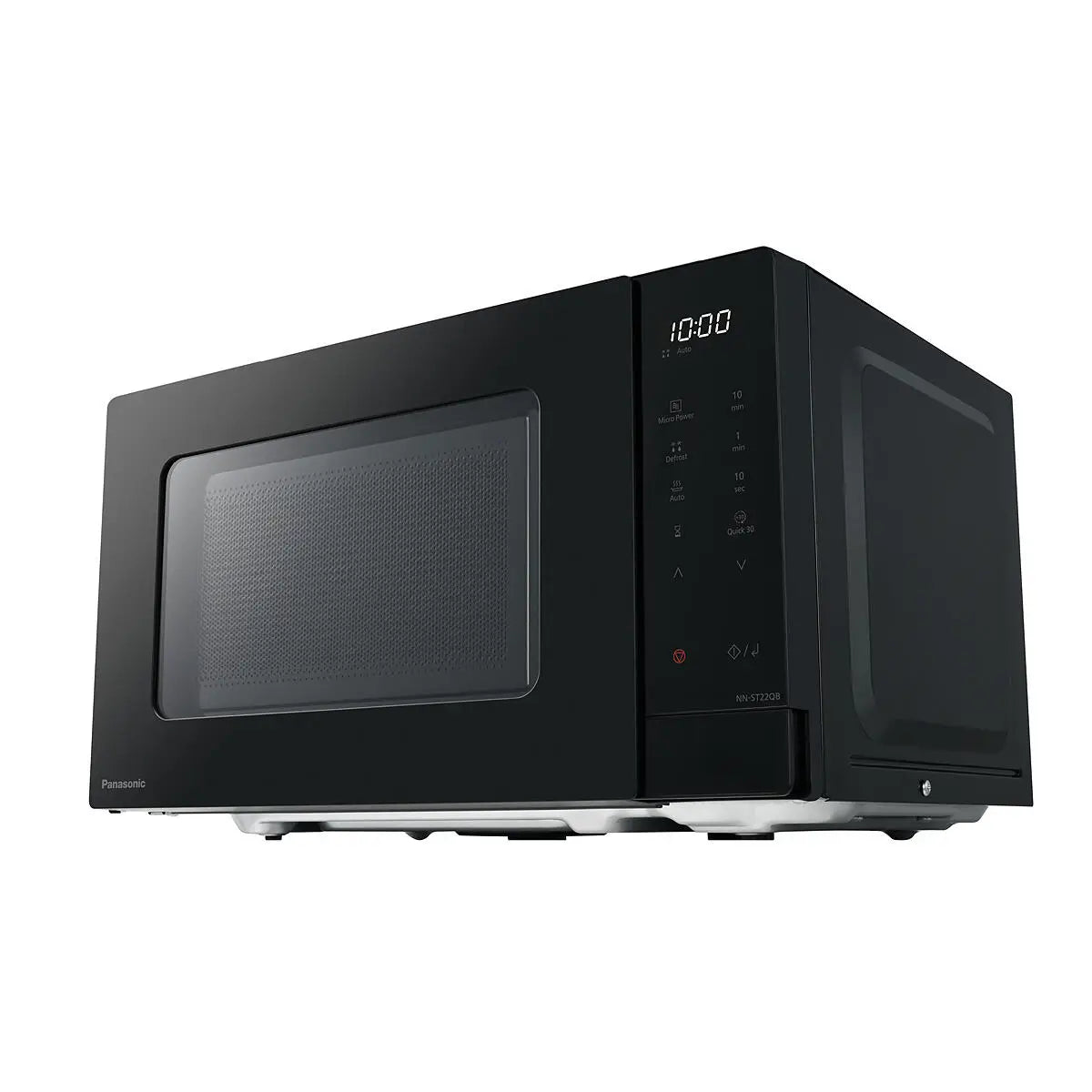 PANASONIC - 20L 800W Compact Microwave Oven Black - NN-ST22QMBPQ - Kitchenary