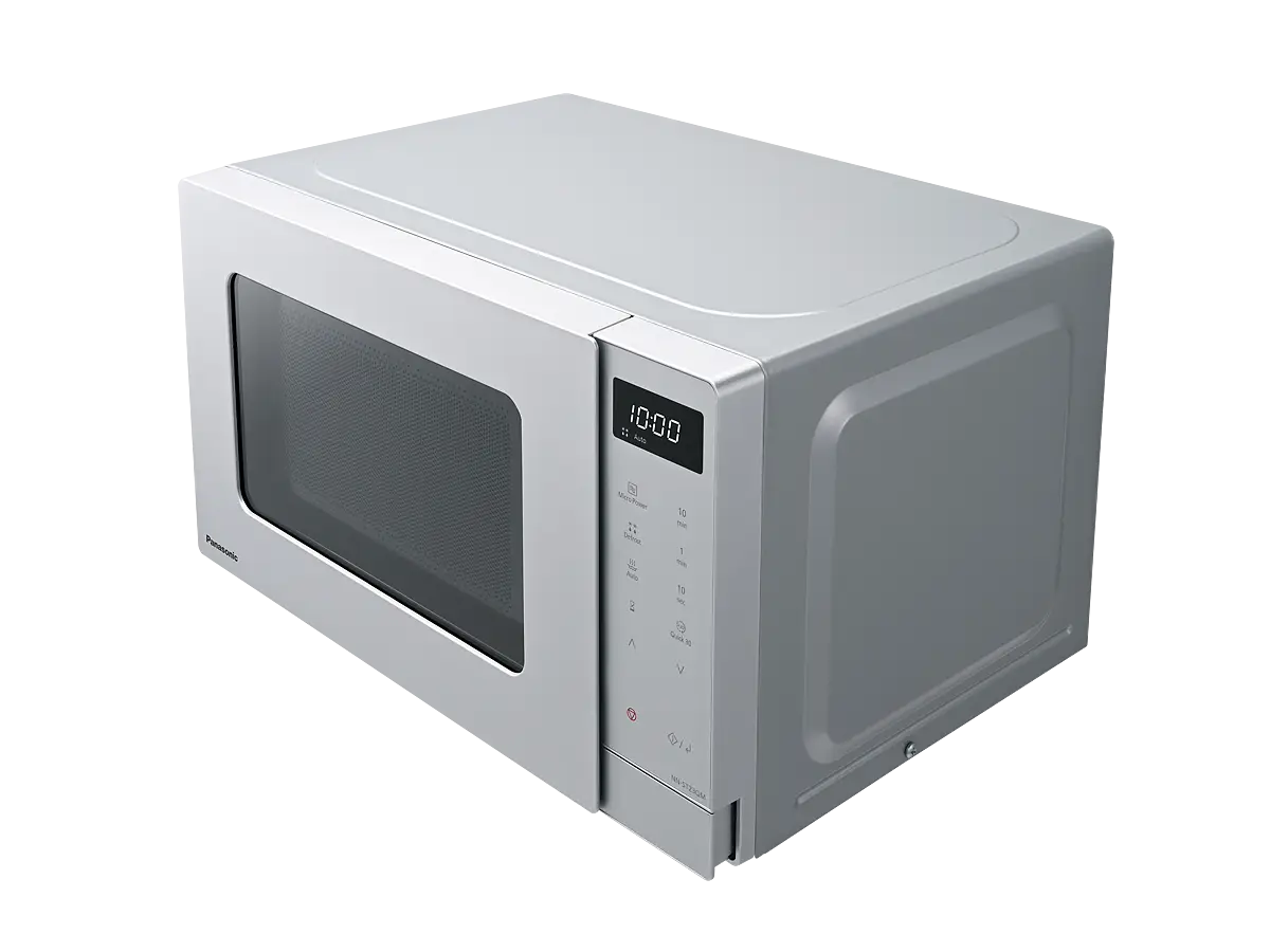PANASONIC - 20L 800W Compact Microwave Oven Silver - NN-ST23QMBPQ - Kitchenary