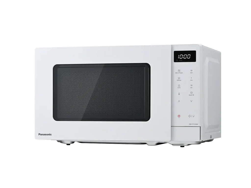 PANASONIC - 20L 800W Compact Microwave Oven White - NN-ST21QWBPQ - Kitchenary