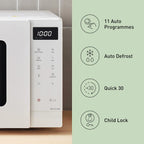 PANASONIC - 20L 800W Compact Microwave Oven White - NN-ST21QWBPQ - Kitchenary