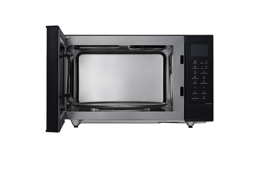 PANASONIC - 27L 1000W 4-in-1 Combi Inverter Microwave Oven Black - NN-CT56RBBPQ - Kitchenary