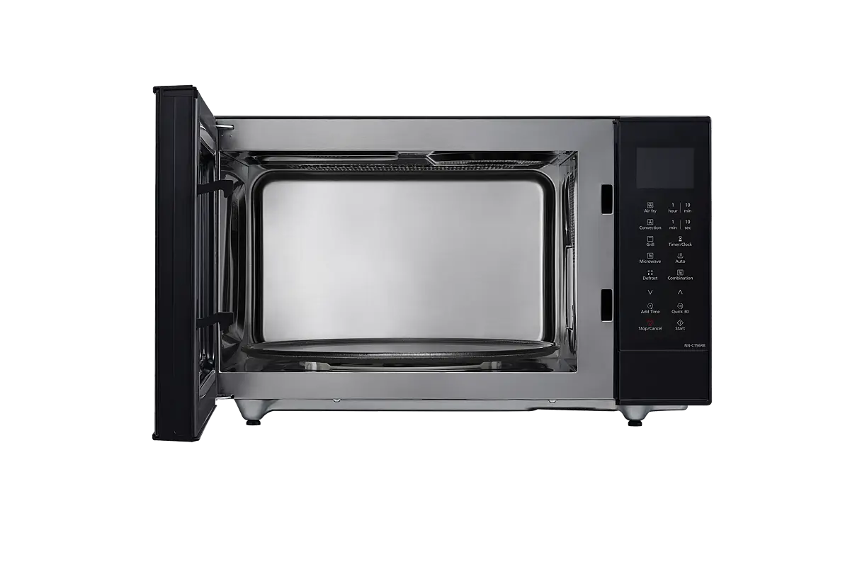 PANASONIC - 27L 1000W 4-in-1 Combi Inverter Microwave Oven Black - NN-CT56RBBPQ - Kitchenary