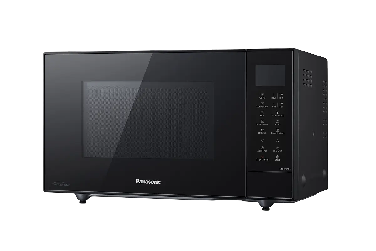 PANASONIC - 27L 1000W 4-in-1 Combi Inverter Microwave Oven Black - NN-CT56RBBPQ - Kitchenary