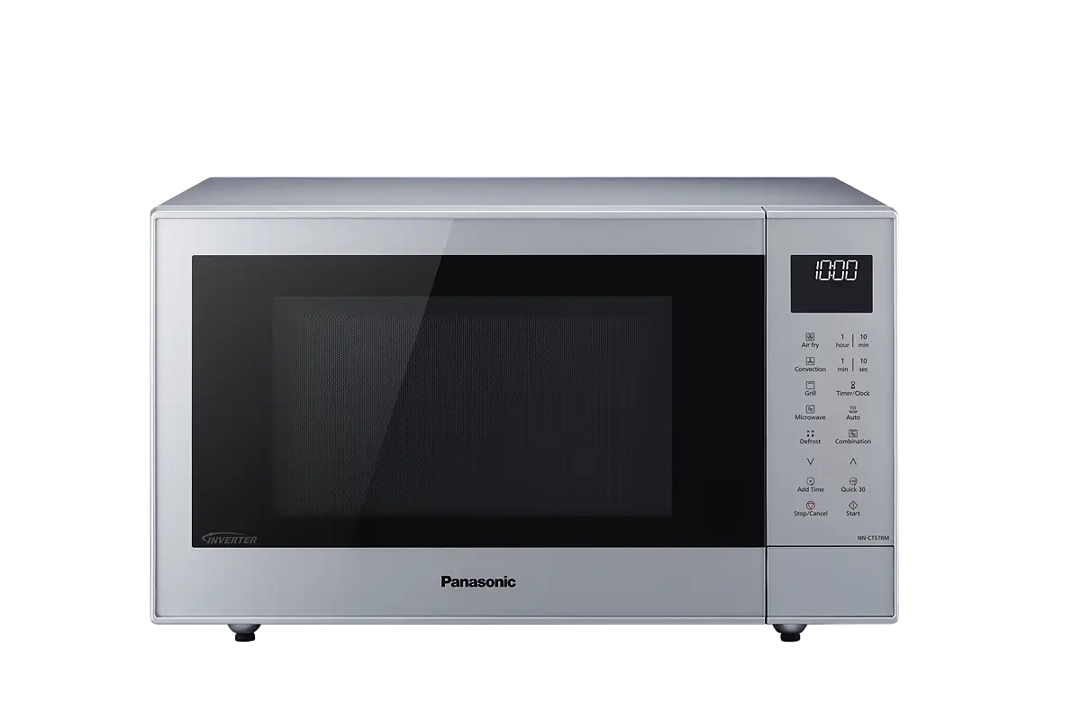 PANASONIC - 27L 1000W 4-in-1 Combi Inverter Microwave Oven Silver - NN-CT57RMBPQ - Kitchenary