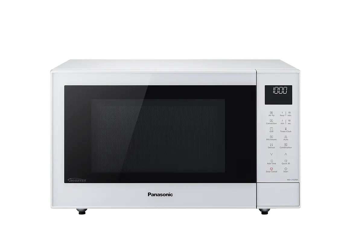 PANASONIC - 27L 1000W 4-in-1 Combi Inverter Microwave Oven White - NN-CT55RWBPQ - Kitchenary