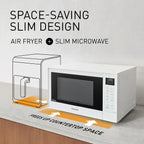 PANASONIC - 27L 1000W 4-in-1 Combi Inverter Microwave Oven White - NN-CT55RWBPQ - Kitchenary