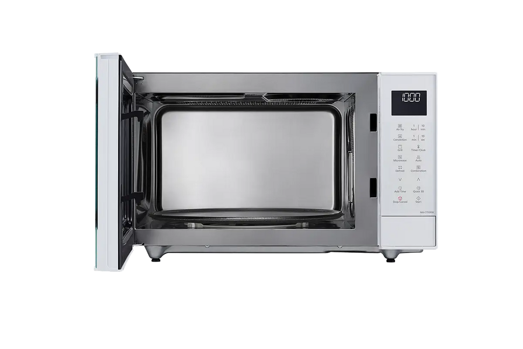PANASONIC - 27L 1000W 4-in-1 Combi Inverter Microwave Oven White - NN-CT55RWBPQ - Kitchenary