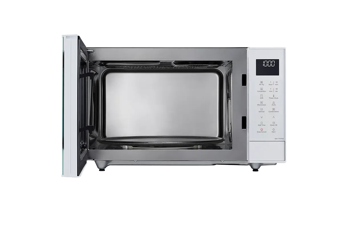 PANASONIC - 27L 1000W 4-in-1 Combi Inverter Microwave Oven White - NN-CT55RWBPQ - Kitchenary