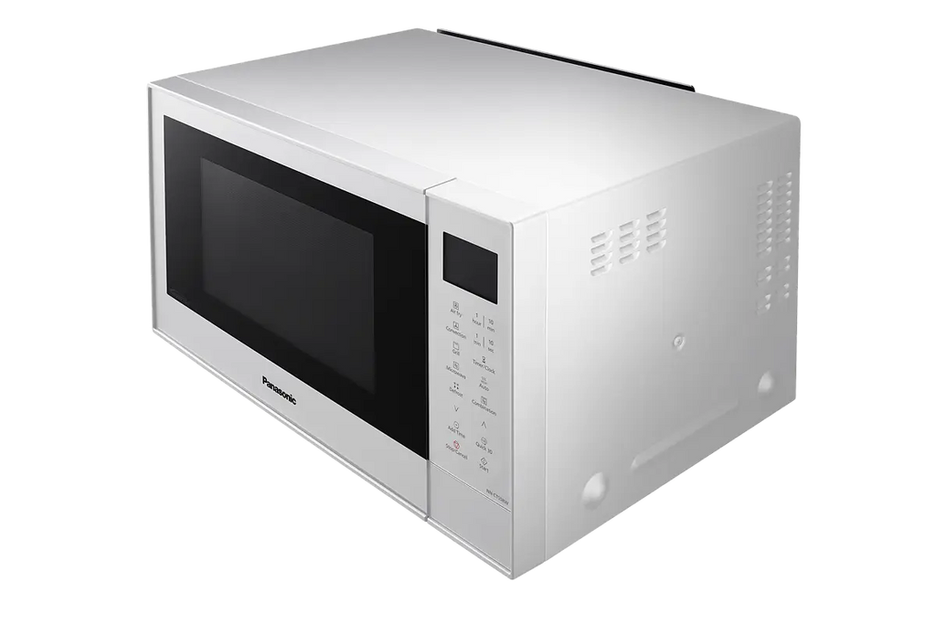 PANASONIC - 27L 1000W 4-in-1 Combi Inverter Microwave Oven White - NN-CT55RWBPQ - Kitchenary