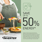 PANASONIC - 27L 1000W Combination Inverter Microwave Black - NN-CT56JBBPQ - Kitchenary