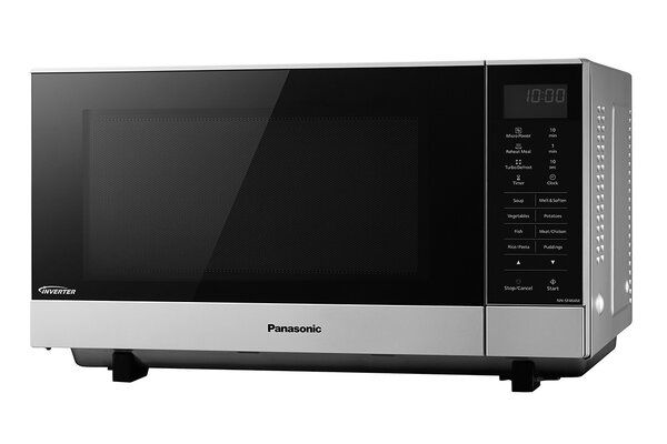 PANASONIC - 27L 1000W Flatbed Microwave Stainless Steel - NN-SF464MBPQ - Kitchenary