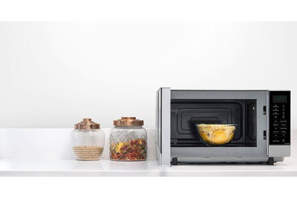 PANASONIC - 27L 1000W Flatbed Microwave Stainless Steel - NN-SF464MBPQ - Kitchenary