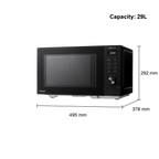 PANASONIC - 29L 1000W Inverter Solo Microwave - NN-SD35QBBPQ - Kitchenary
