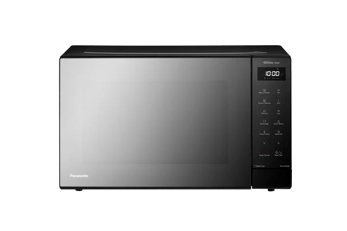 PANASONIC - 32L 1000W Solo Inverter Microwave Black - NN-ST65QBBPQ - Kitchenary