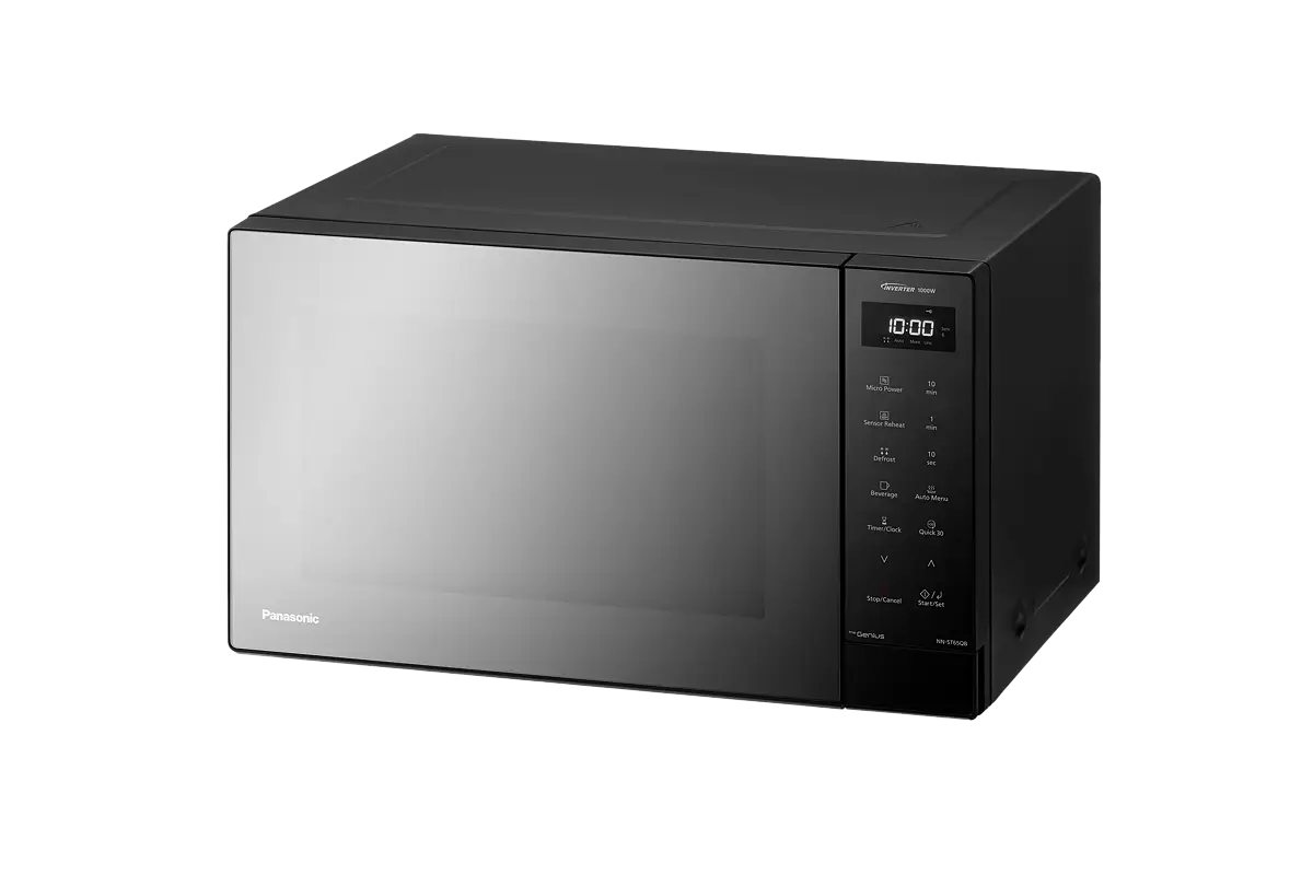 PANASONIC - 32L 1000W Solo Inverter Microwave Black - NN-ST65QBBPQ - Kitchenary