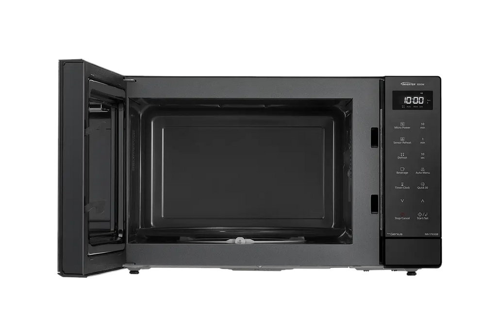 PANASONIC - 32L 1000W Solo Inverter Microwave Black - NN-ST65QBBPQ - Kitchenary