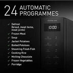 PANASONIC - 32L 1000W Solo Inverter Microwave Black - NN-ST65QBBPQ - Kitchenary