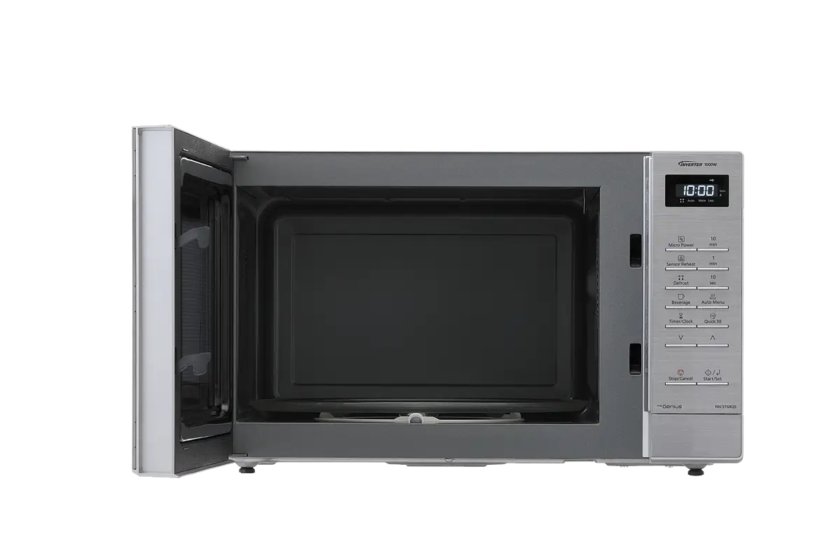 PANASONIC - 32L 1000W Solo Inverter Microwave Silver - NN-ST68QSBPQ - Kitchenary