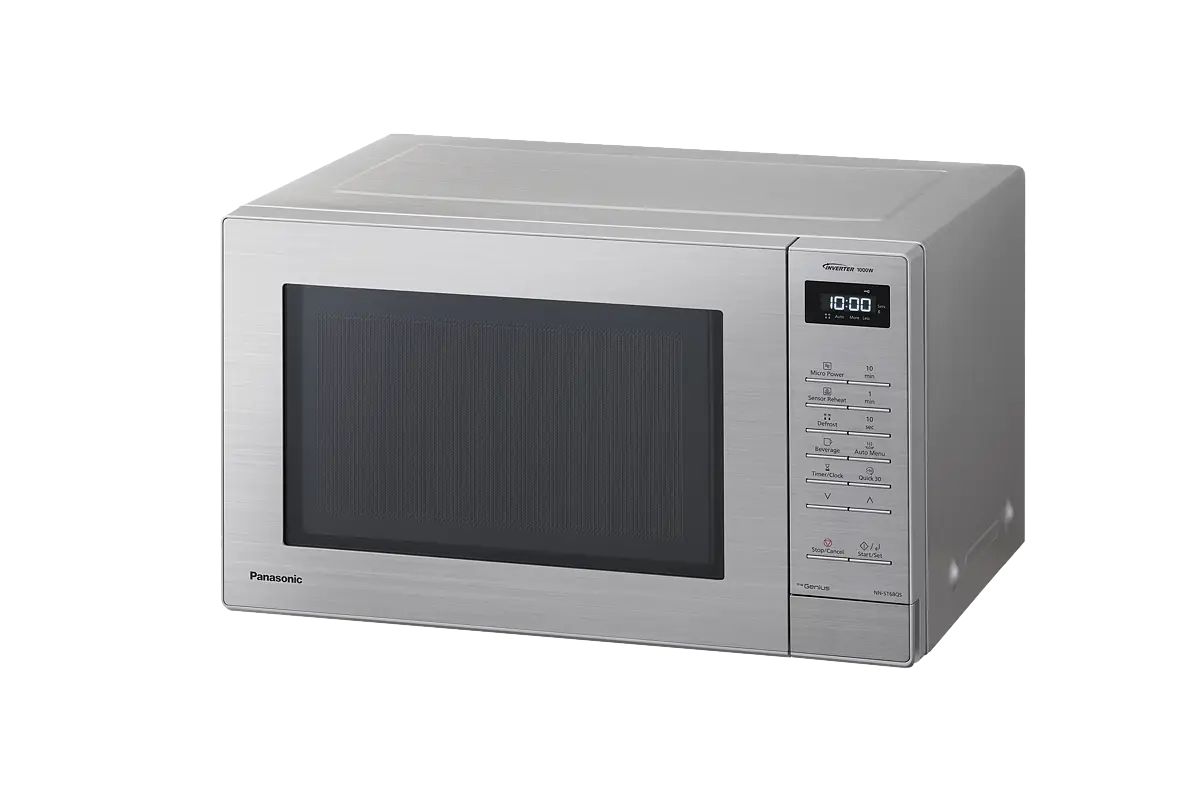 PANASONIC - 32L 1000W Solo Inverter Microwave Silver - NN-ST68QSBPQ - Kitchenary