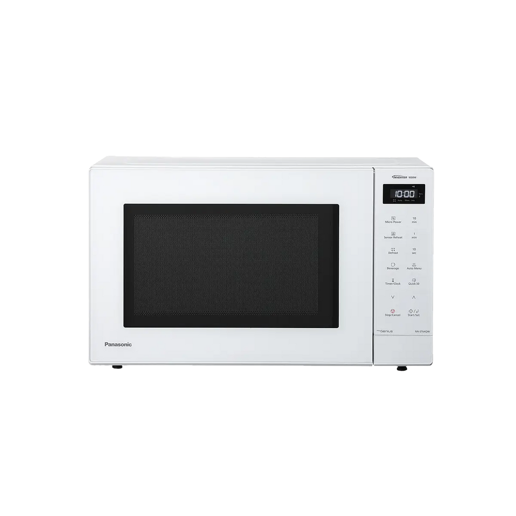 PANASONIC - 32L 1000W Solo Inverter Microwave White - NN-ST64QWBPQ - Kitchenary