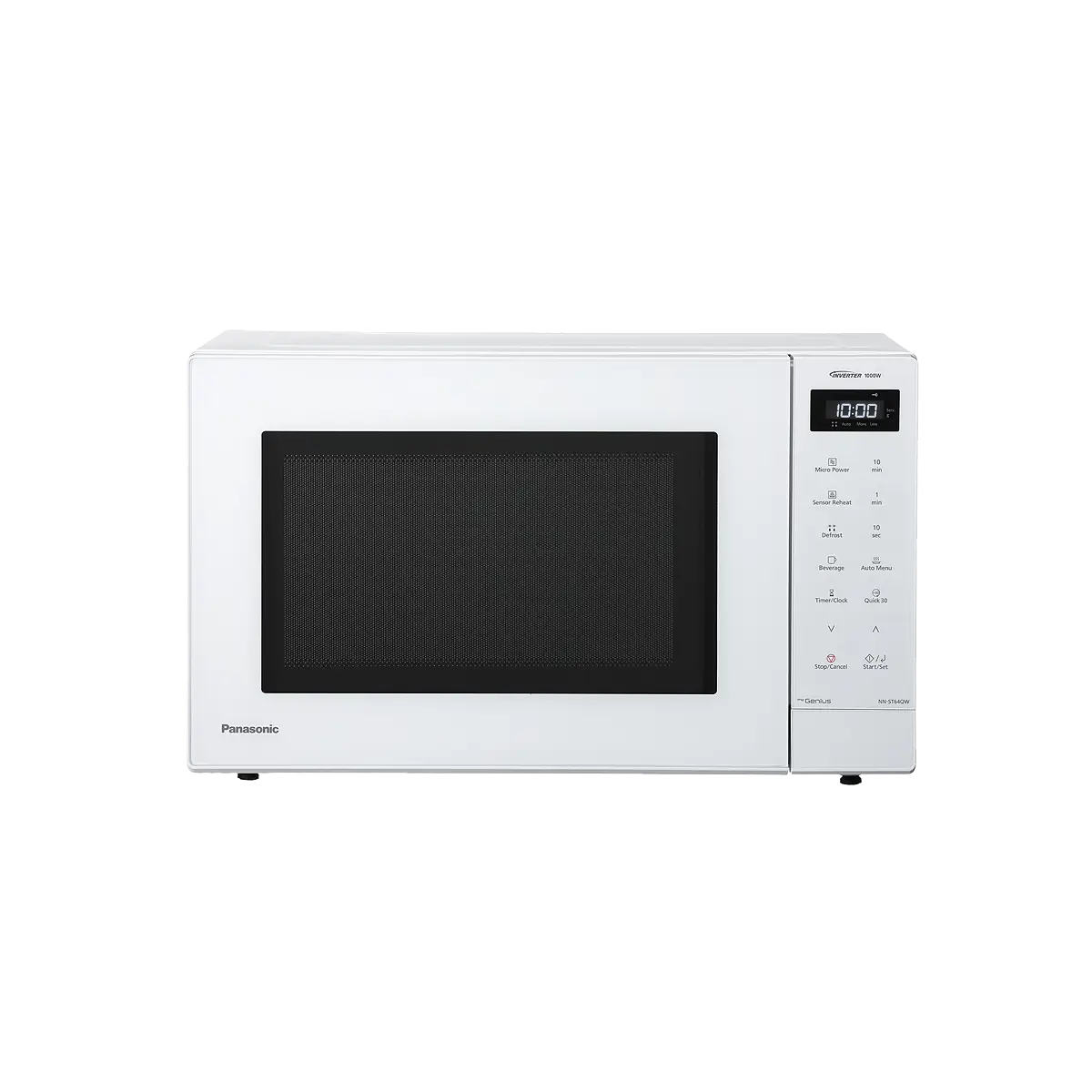 PANASONIC - 32L 1000W Solo Inverter Microwave White - NN-ST64QWBPQ - Kitchenary