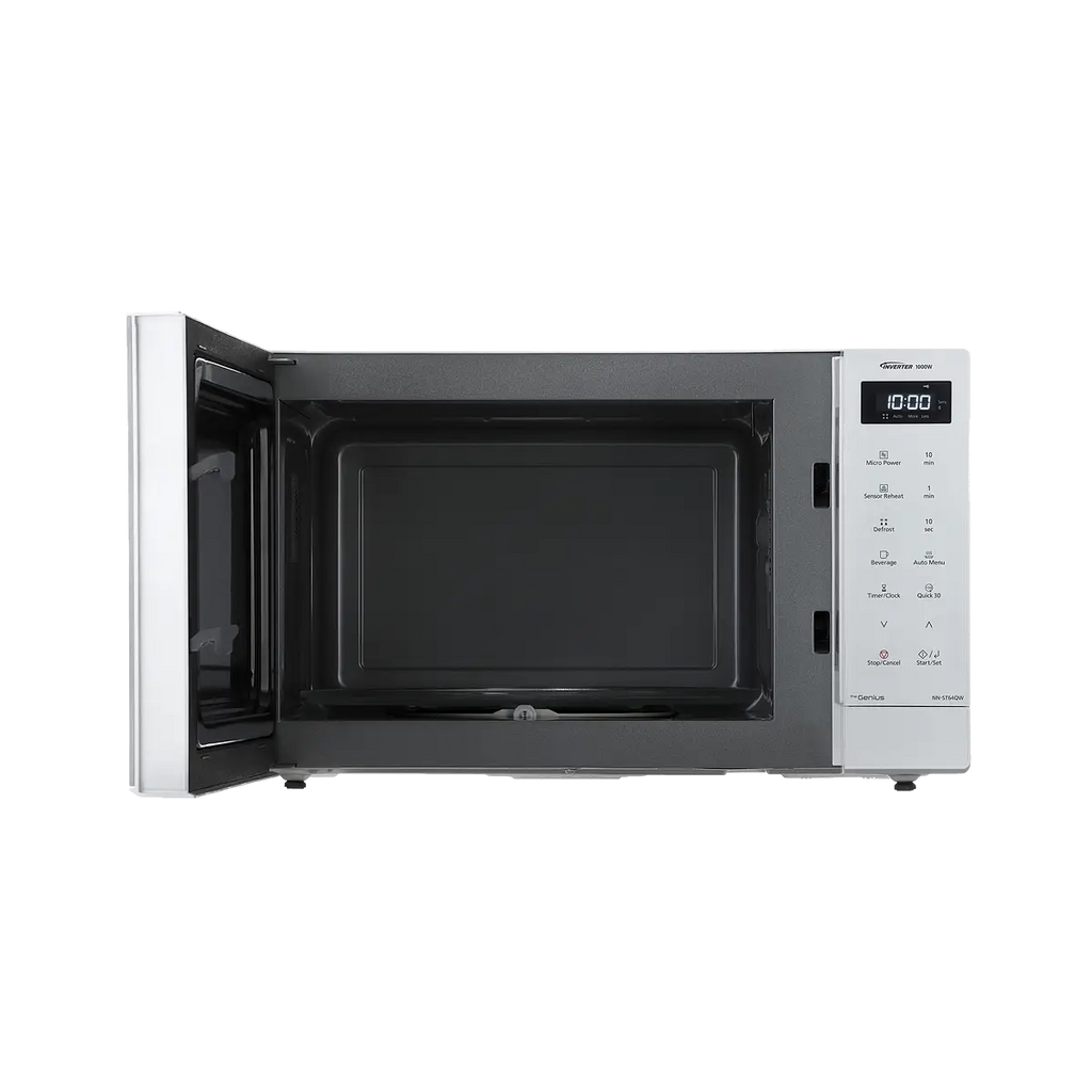 PANASONIC - 32L 1000W Solo Inverter Microwave White - NN-ST64QWBPQ - Kitchenary