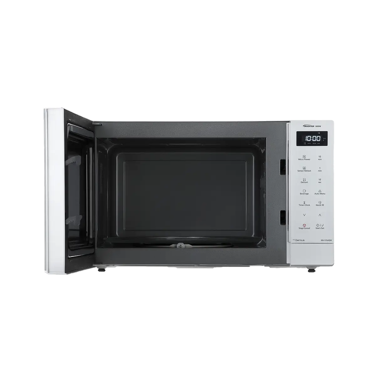 PANASONIC - 32L 1000W Solo Inverter Microwave White - NN-ST64QWBPQ - Kitchenary
